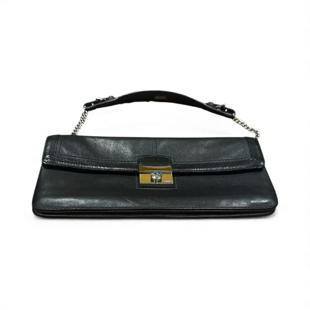 Coach black y2k shoulder bag